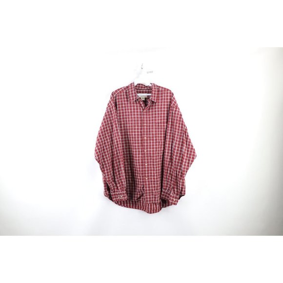 ~90'S Eddie Bauer Long Sleeve Cotton Striped Shirt Made in USA Men's L Vintage /eaa457579